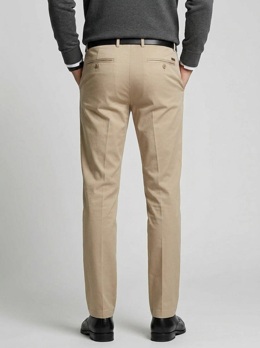 Cotton Chino Pants Slim Fit Men
