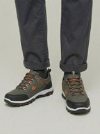 Waterproof Hiking Shoes Men Gray Black