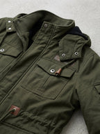 Military Cotton Jacket Men – Waterproof Fleece Lined