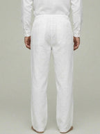 Linen Trousers Men Summer Baggy