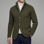 Wool Cardigan Men Classic Style