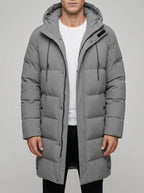 Wool Long Winter Coat Men Classic
