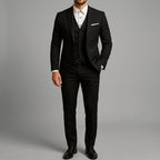 Wool Slim-Fit 3-Piece Suit Men