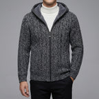 Belessia Giorgio Wool Zip Sweater  - Fleece Lined