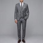 Wool Slim-Fit 3-Piece Suit Men