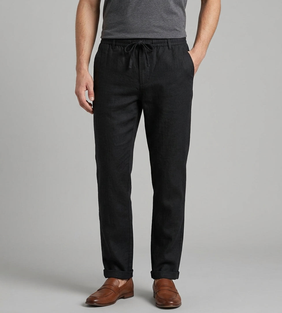 Linen Trousers Men Summer