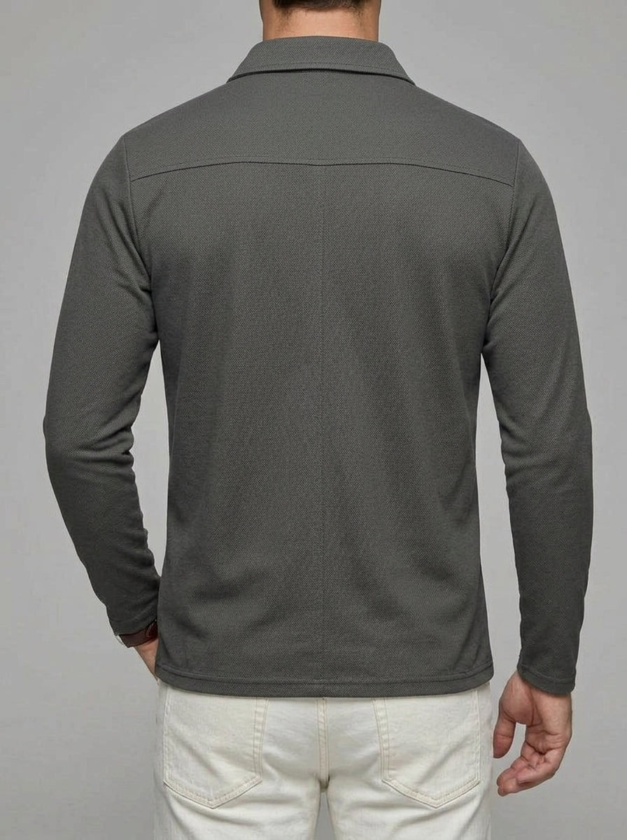 Long Sleeve Polo Men's Classic Fit
