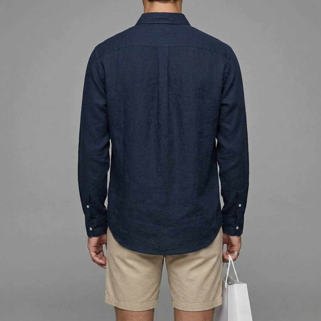 Linen Shirt Men – Classic Lightweight Dress