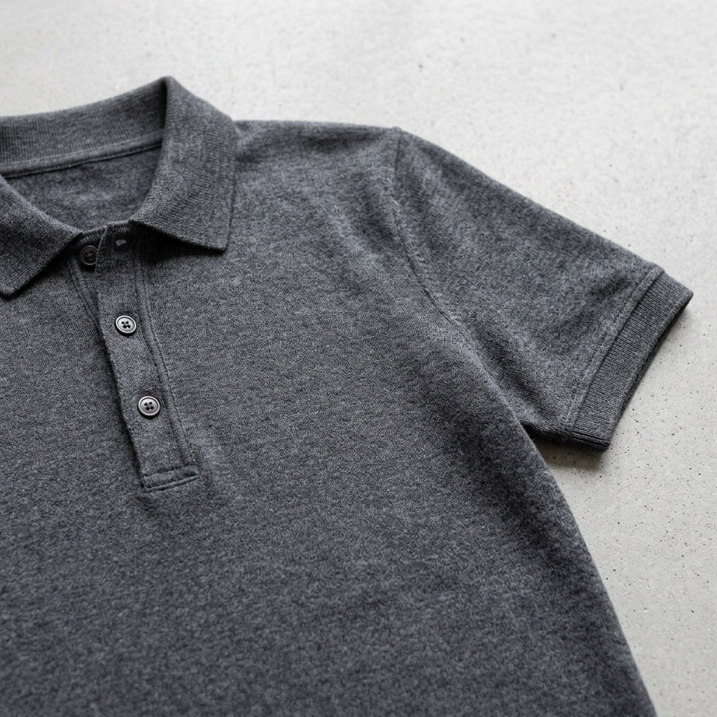 Wool Polo Shirt Men