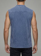 Cotton Casual Shirt Men Vintage Style