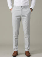 Wool Trousers Men Casual Formal