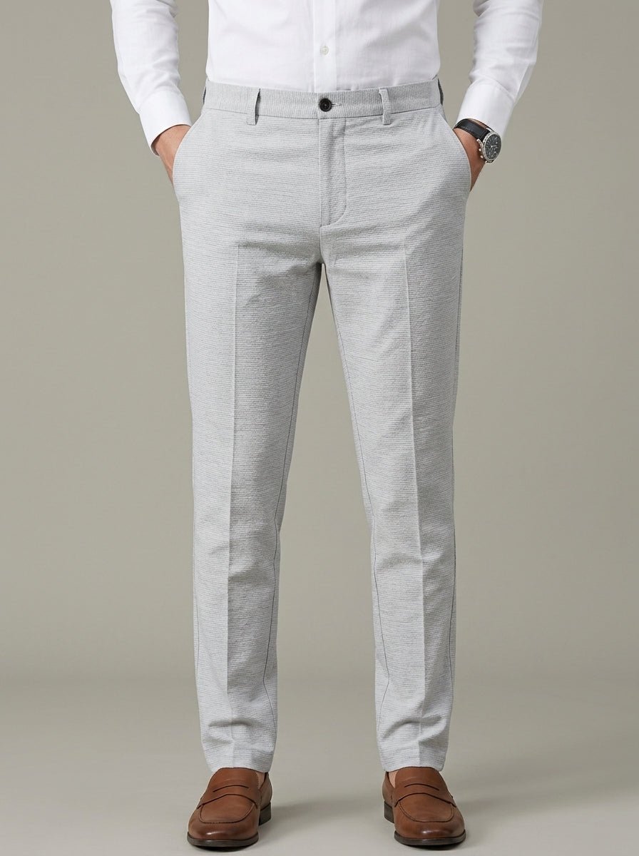 Wool Trousers Men Casual Formal