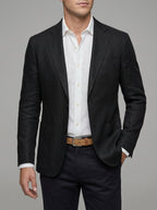 Slim-Fit Linen Summer Blazer Men