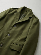 Wool Overcoat Men Structured – Trench Coat Style