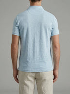 Casual Polo Shirt Men Cotton