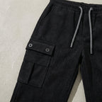 Cotton Cargo Trousers Men Stretch