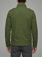 Green Field Jacket Men – Cotton Military Style