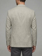 Slim-Fit Wool Suit Jacket Men Lightweight