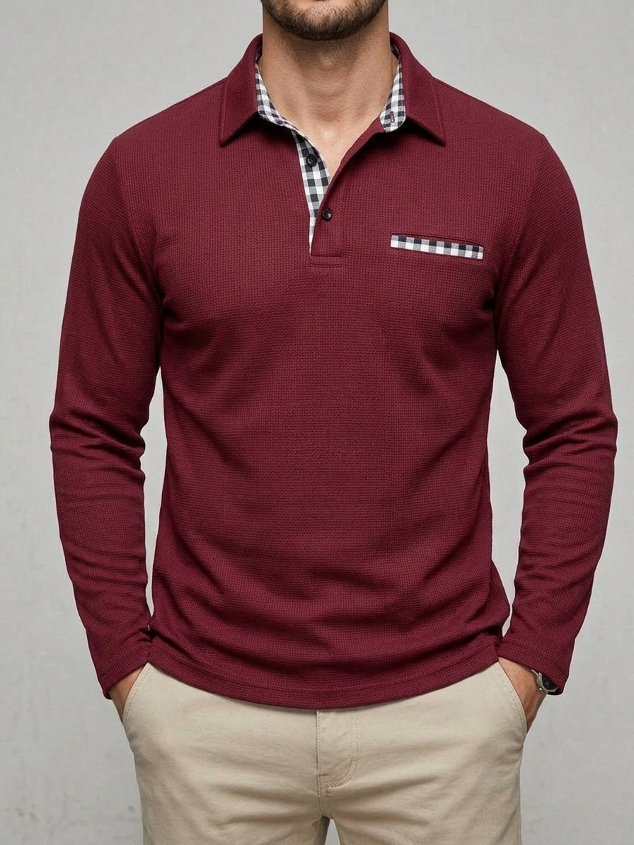 Long Sleeve Polo Men's Classic Fit