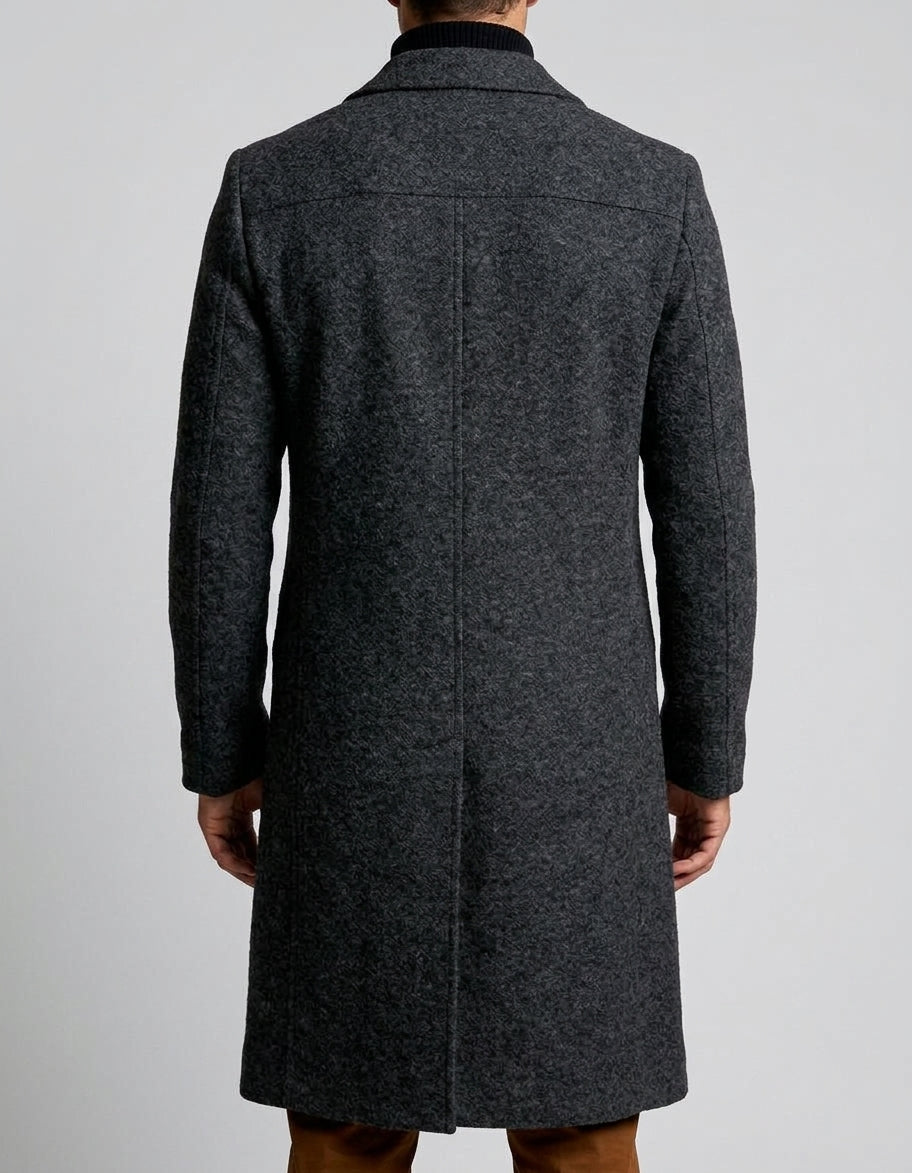Ridgeford Trench Coat Mens – Wool Long Overcoat