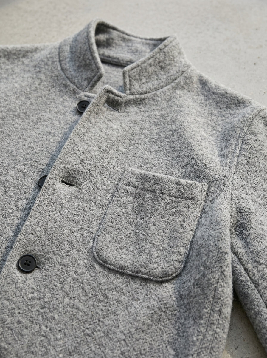 Men's Wool Button Knit Cardigan: Warm & Stylish Outerwear