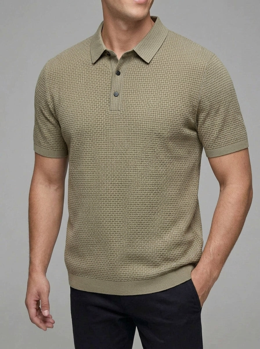 Wool Polo Shirt Men
