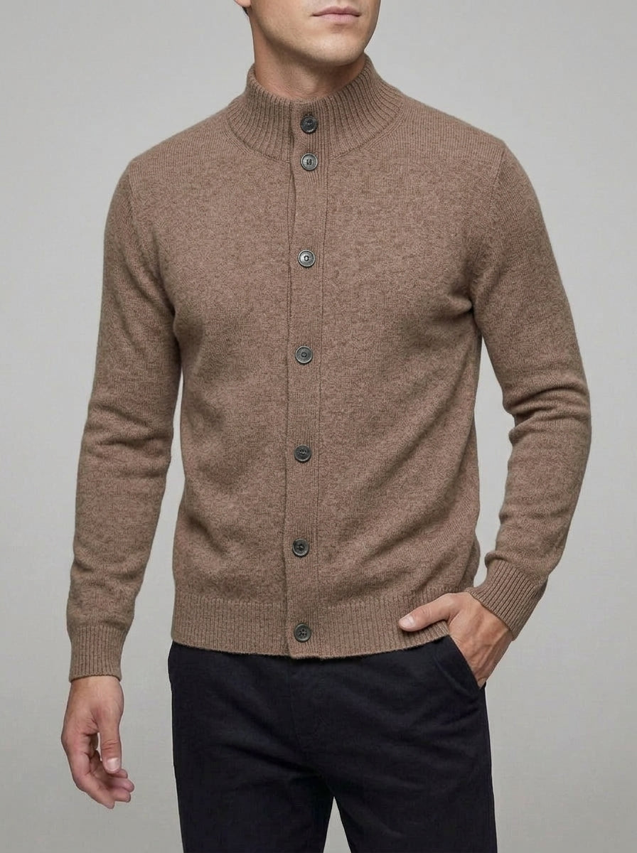 Cashmere Cardigan Men Button