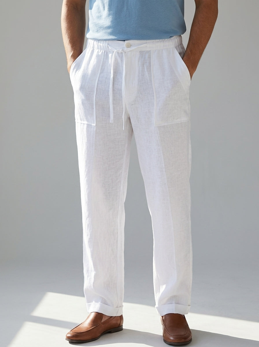 Linen Casual Trousers Men