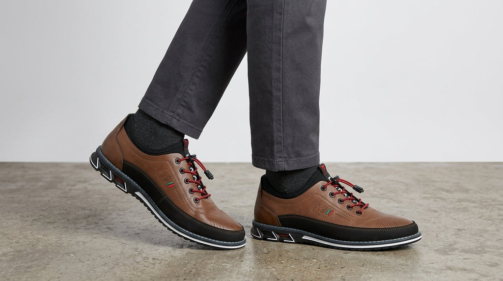 Leather Business Sneakers Men Casual