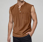 Cotton Casual Shirt Men Vintage Style
