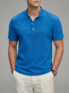 Men's Classic Henley Shirt Cotton