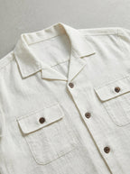 Cotton Oxford Button Down Shirt Men