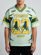 Mesh Football Jersey Men V-Neck Retro