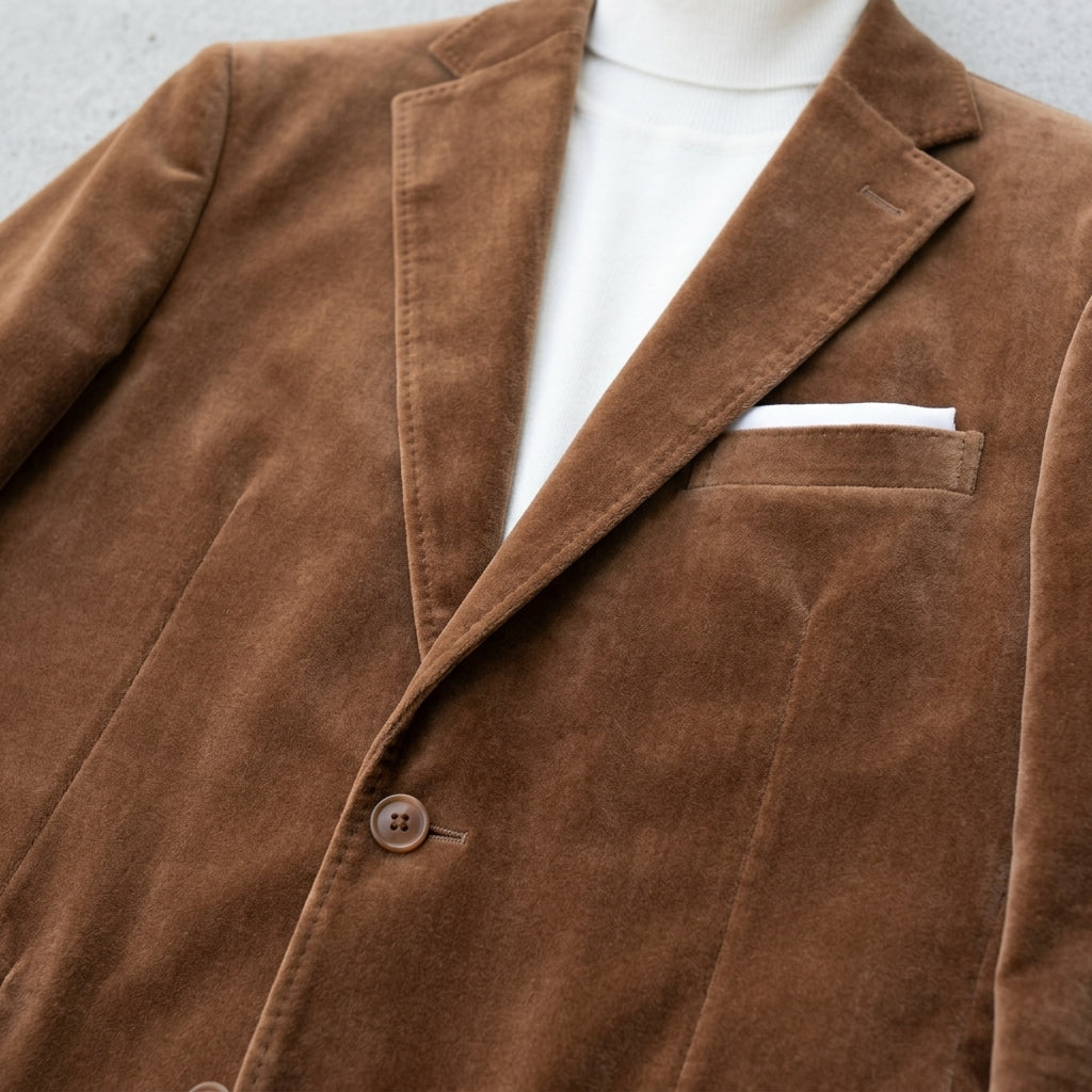 Wool Blazer Men Slim Fit