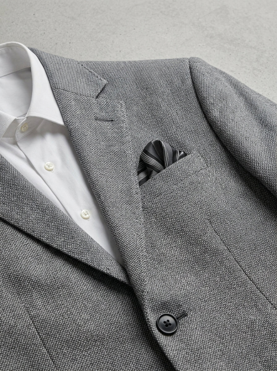 Slim-Fit Business Blazer Men Wool Casual