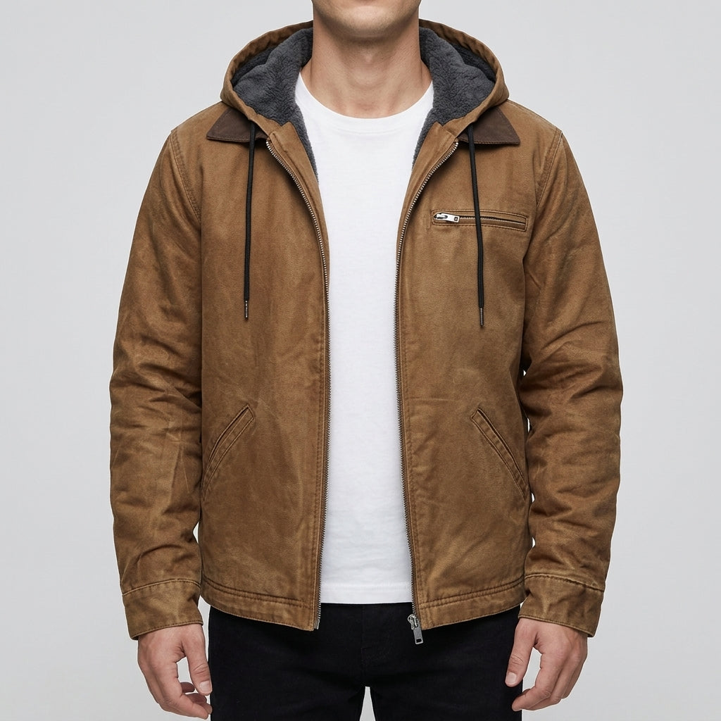 Leather Jacket Men Elegant Modern