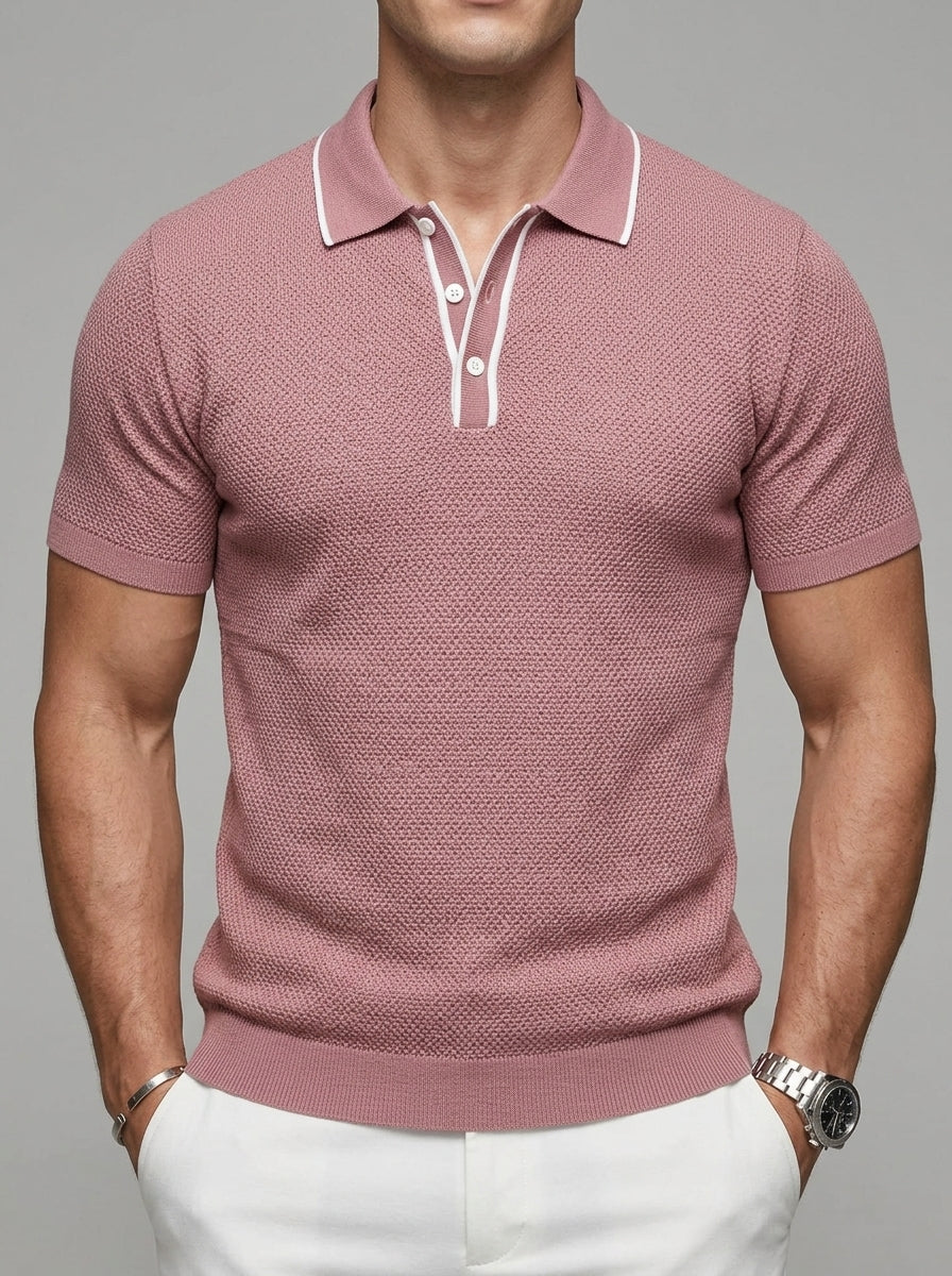 Wool Polo Shirt Men
