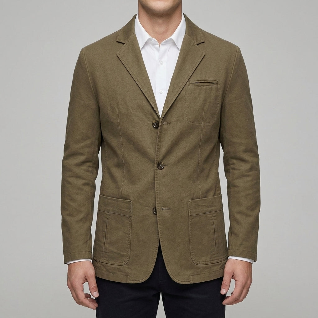 Wool Blazer Jacket Men