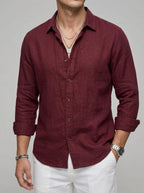Linen Casual Shirt Men – Summer Essential