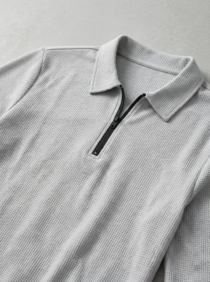 Polo Shirt & Trouser Set Men Cotton