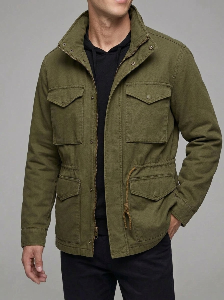 Green Field Jacket Men – Classic Wool