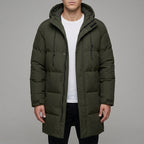 Wool Long Winter Coat Men Classic