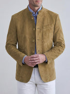 Wool Blazer Jacket Men Classic