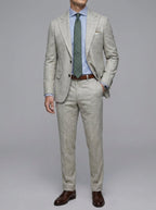 Wool Slim-Fit Two-Button Blazer Men