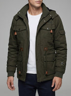 Military Cotton Jacket Men – Waterproof Fleece Lined