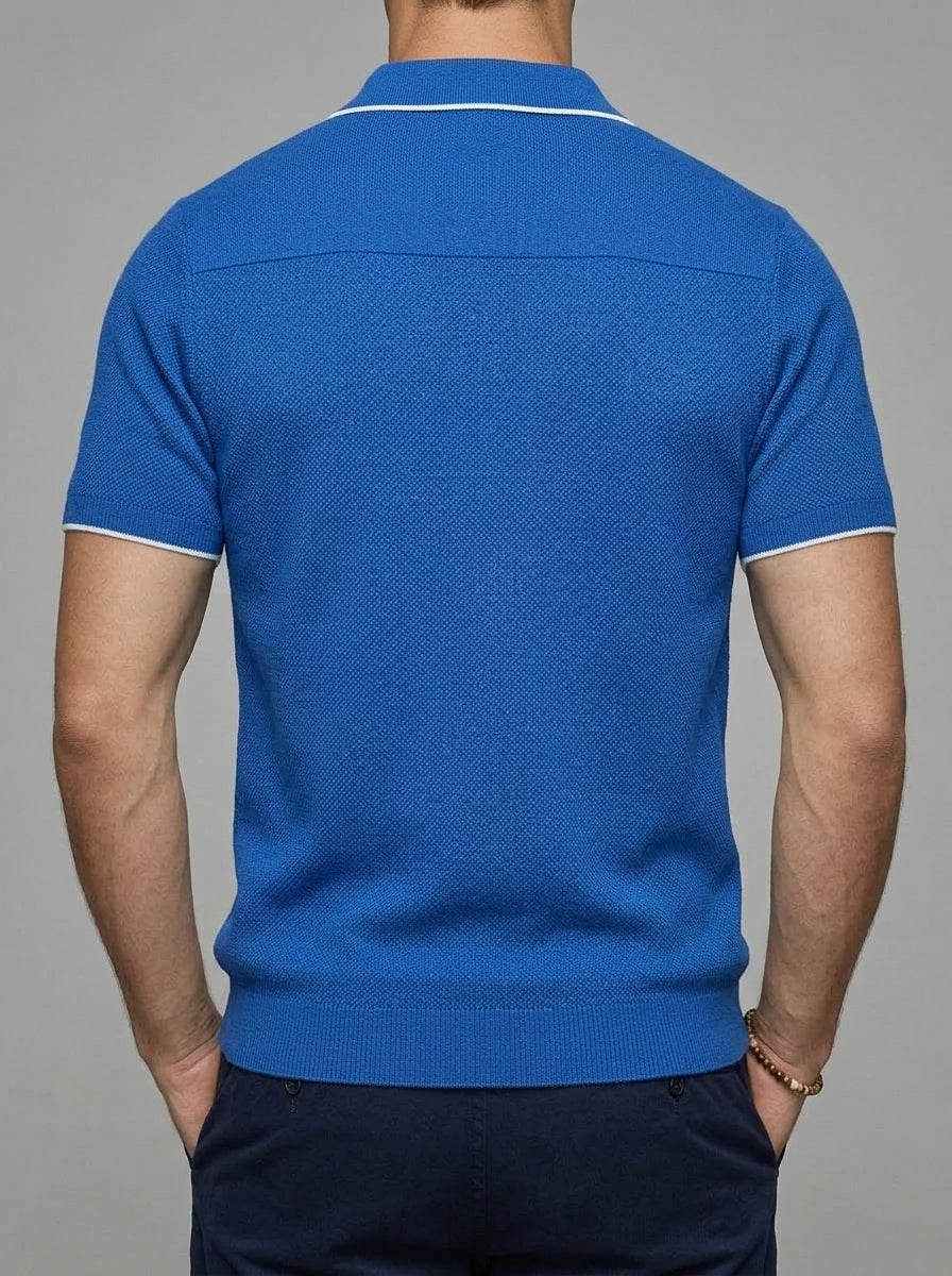 Wool Polo Shirt Men