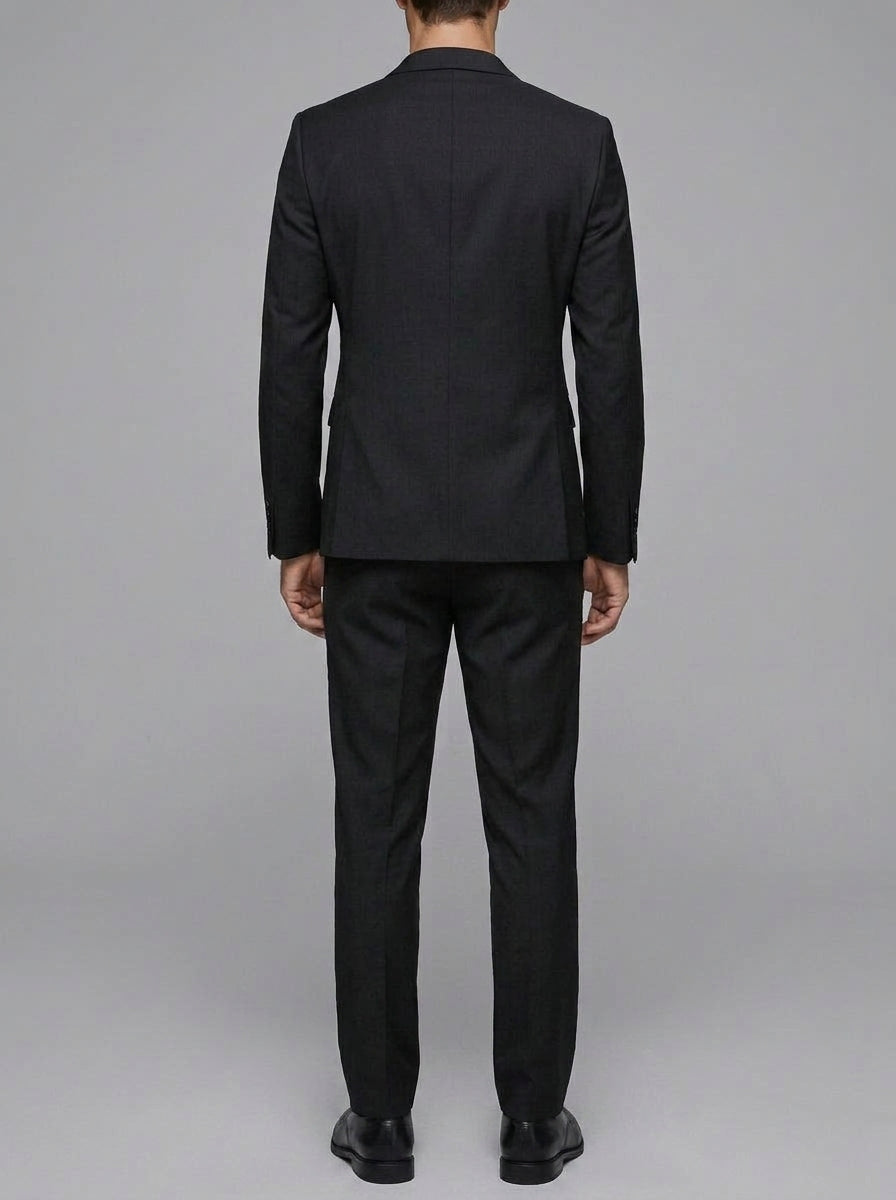 Wool Classic 2-Piece Suit Men Two-Piece