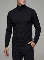 Wool Blend Roll Neck Jumper Men