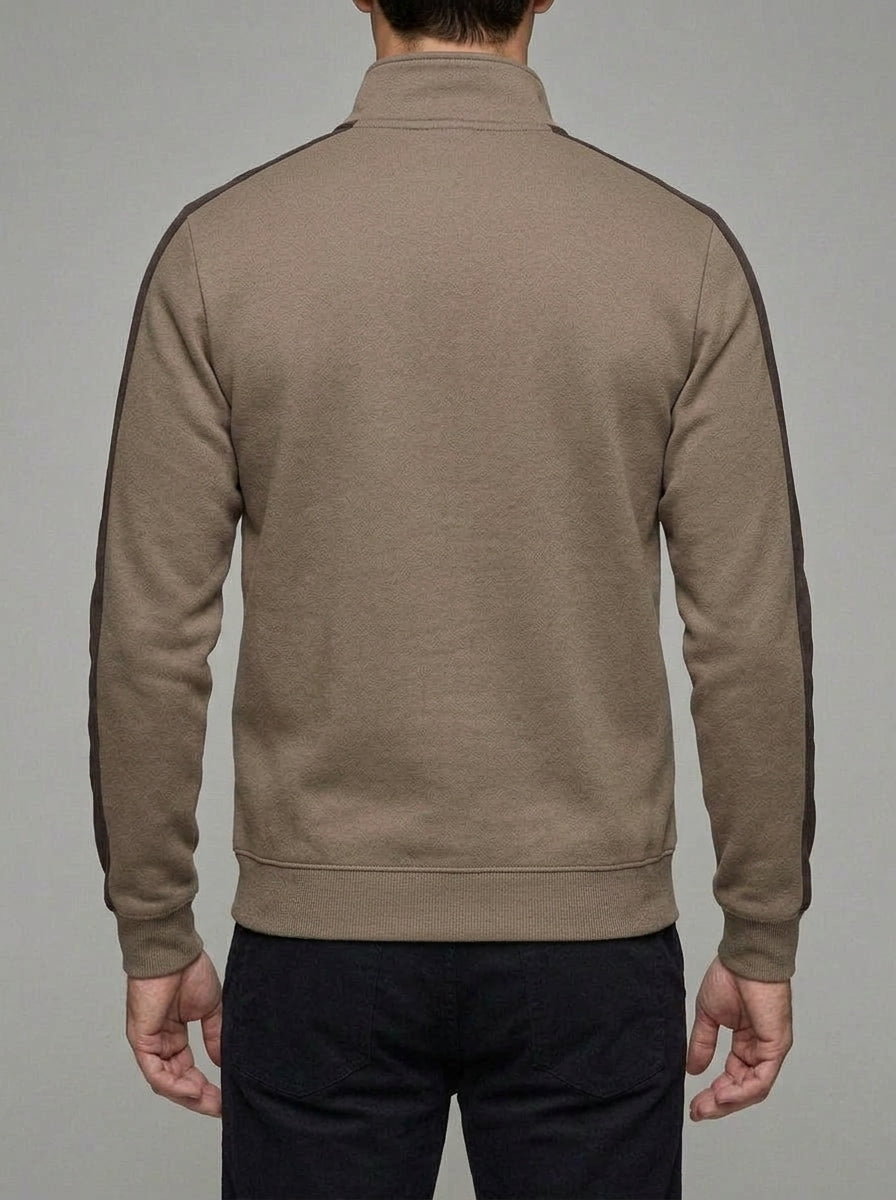Wool Quarter Zip Sweater Men