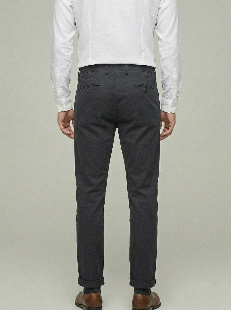 Wool Trousers Men Casual Formal